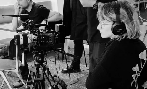 Behind the scenes of a Creative MBA project shoot